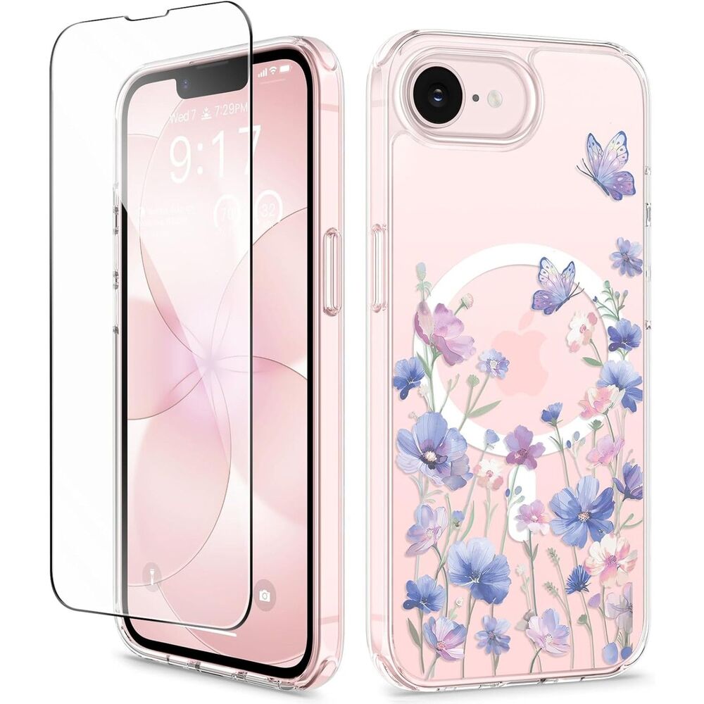IPhone 17e/16e Case With Tempered Glass Screen Protector, 20E-205PH002
